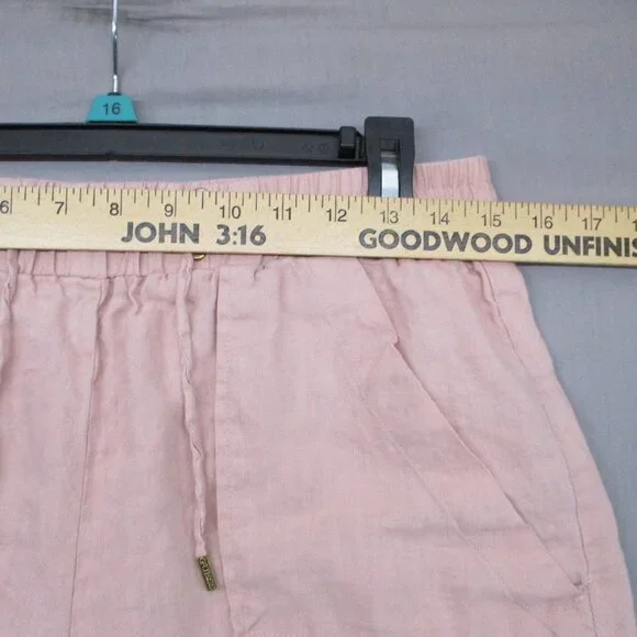 Guess Bermuda Shorts Salmon Pink Women Size | S - Picture 6 of 9